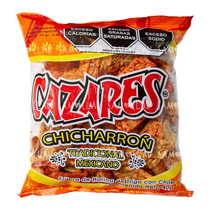 CHICHARRON ARTESANAL CAZARES 40GR 1B/25PZ