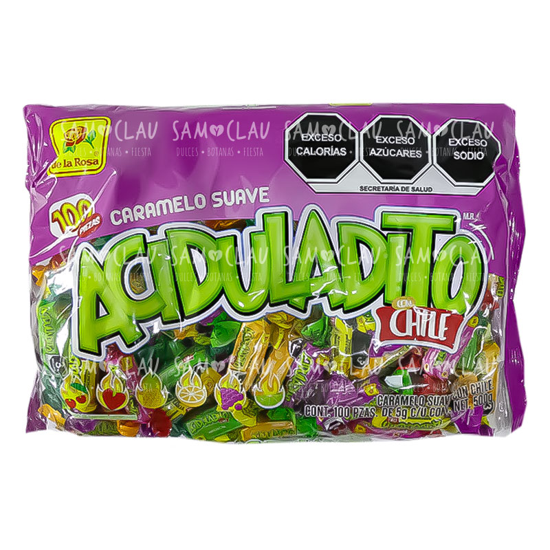 ACIDULADITO LA ROSA 100PZ 1CJ/20BLS