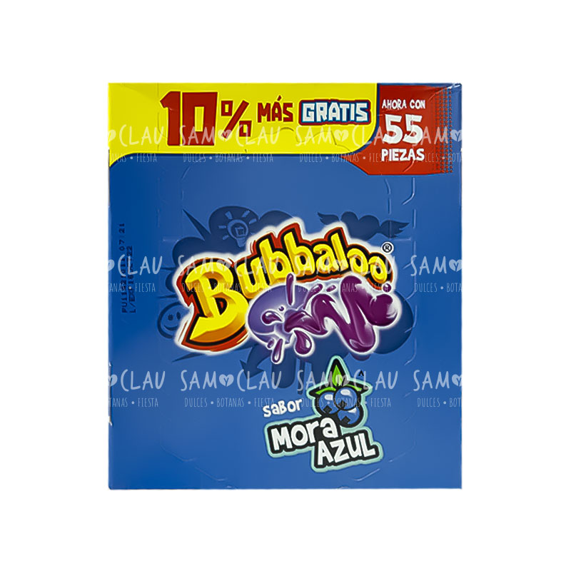 BUBBALOO MORA AZUL 47PZ 1C/32DISP