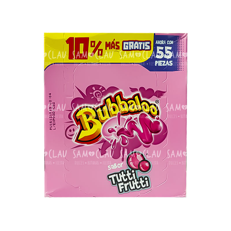 BUBBALOO TUTIFRUTI 47PZ 1C/32DISP