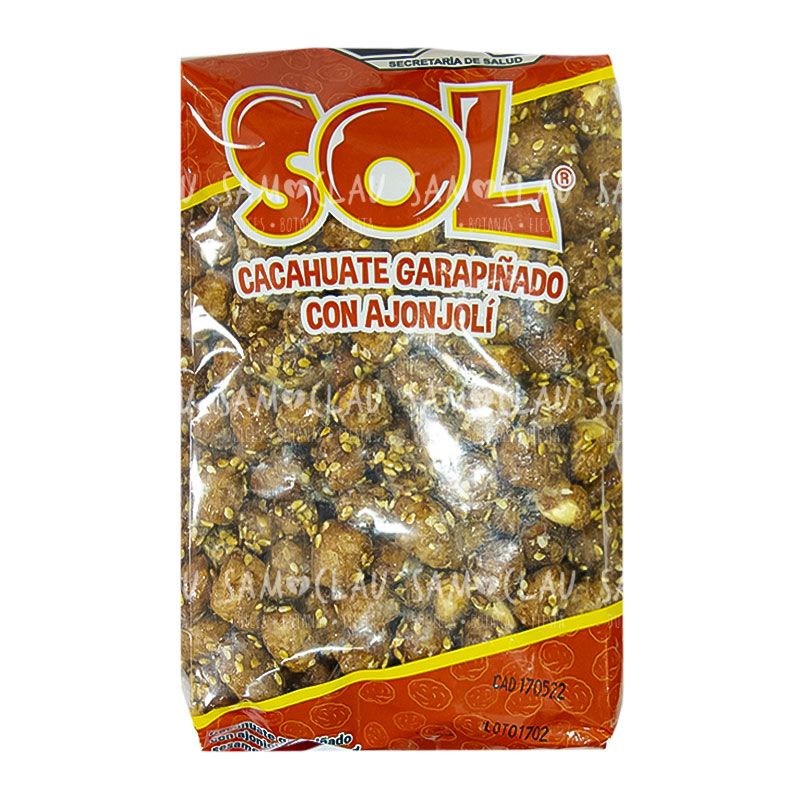 CACAHUATE GARAPIÑADO CON AJONJOLI SOL 1K 1CJ/30BLS