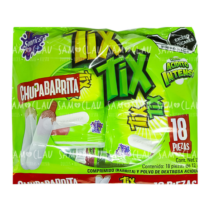 CHUPA BARRITA 18PZ 1CJ/18BLS