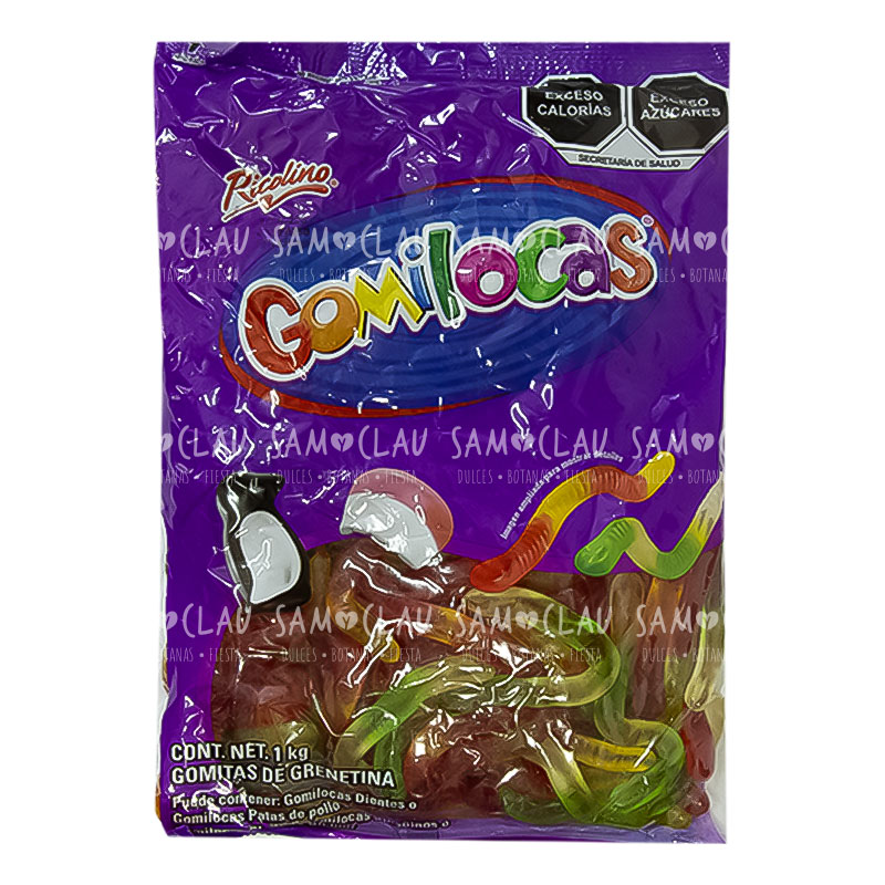 GOMITAS GUSANO RICOLINO 1K 1C/10BLS