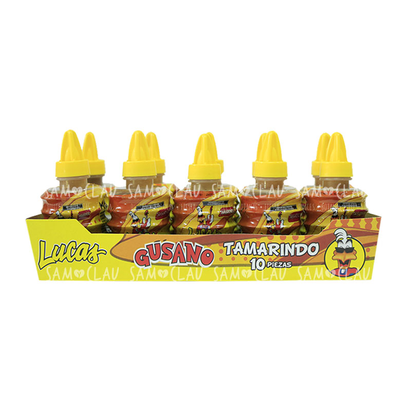 GUSANO LUCAS TAMARINDO 10PZ 1CJ/30DISP