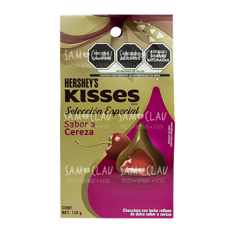 HERSHEYS KISSES CEREZA 120G 1C/6DISP