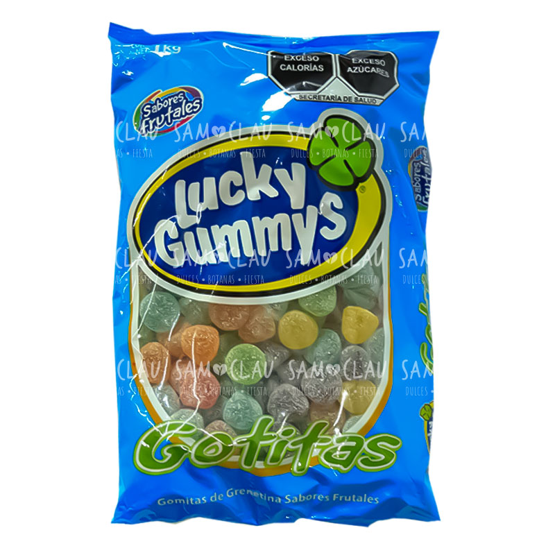 LUCKY GUMMYS GOTITAS 1KG 1C/8BLS