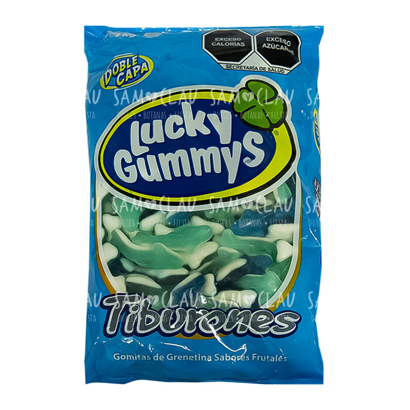 LUCKY GUMMYS TIBURONES 1KG 1C/8BLS