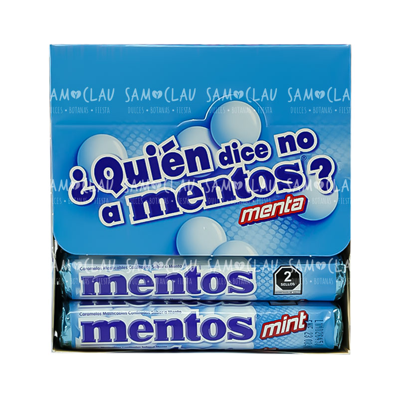 MENTOS MENTA 12PZ TUBO 1C/16DISP