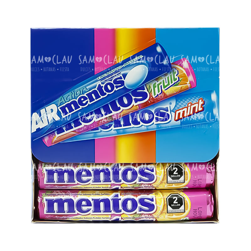 MENTOS MIXTOS 12PZ 1C/8DISP