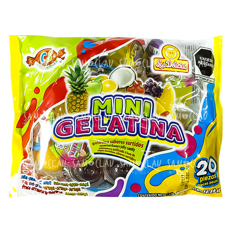 MINI GELATINA 20PZ DELICIAS 1CJ/40BLS