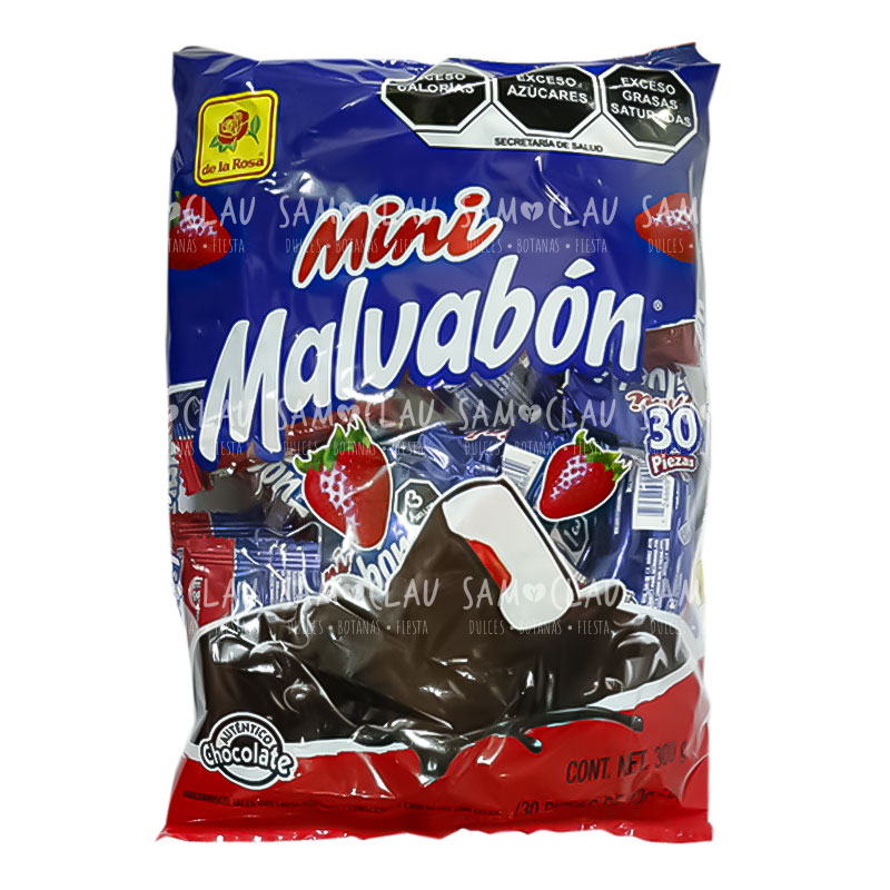 MINI MALVABON FRESA 30PZ 1C/18BLS