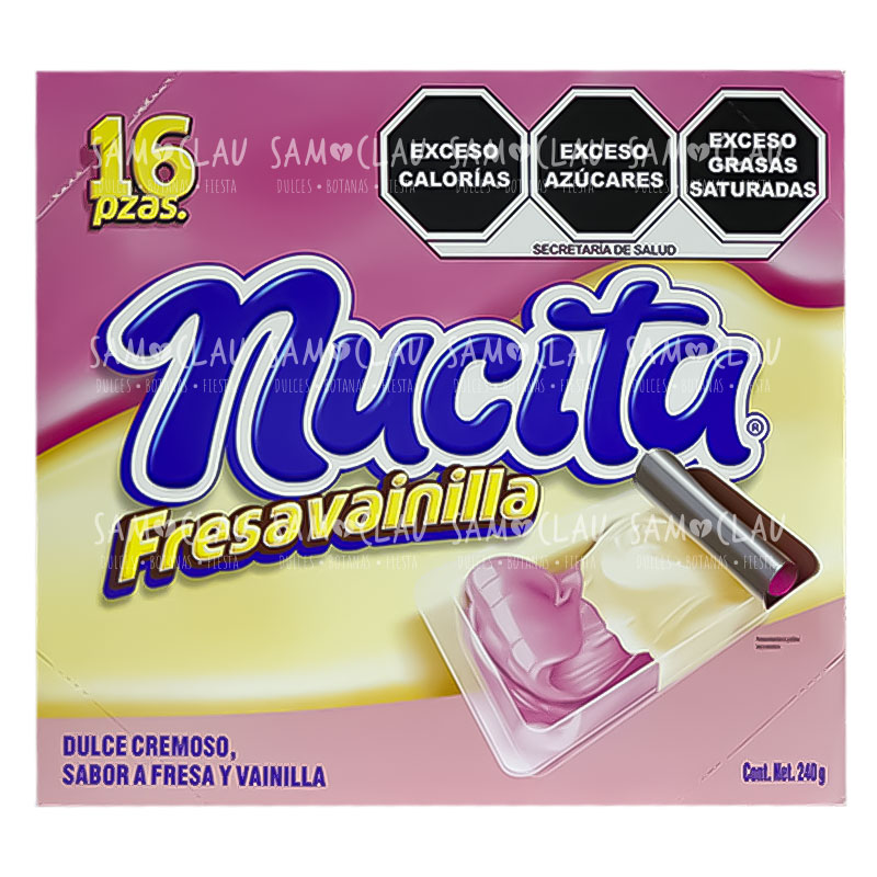 NUCITA VAINILLA-FRESA 16PZ 1C/24DISP