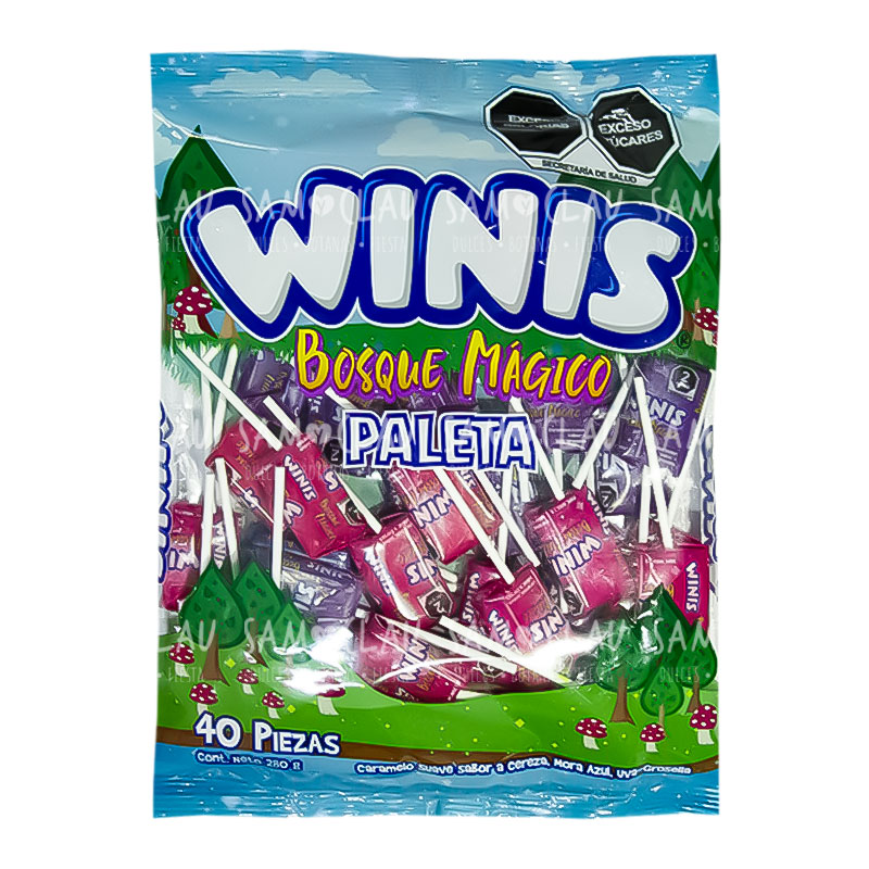 PALETA BOSQUE MAGICO WINIS 40PZ 1CJ/24BLS