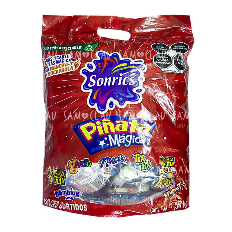 PIÑATA MAGICA SONRICS 1.4K 1C/5BLS