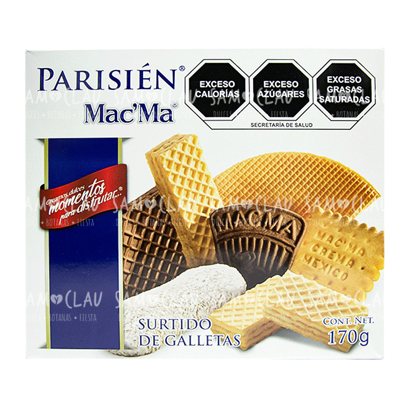 SURTIDO PARISIEN 170G MACMA 1CJ/12DISP