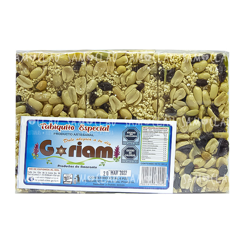 TABIQUITO ESPECIAL GORIAM 6PZ 1C/40PQ