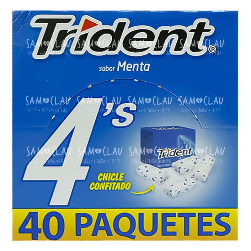 TRIDENT 4P MENTA 40PZ 1C/40DISP