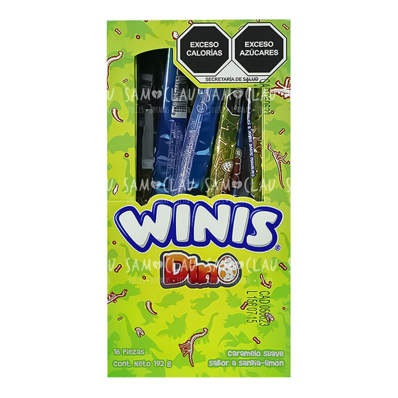 WINIS MAXI TUBO DINOSAURIOS 16PZ 1C/36BLS
