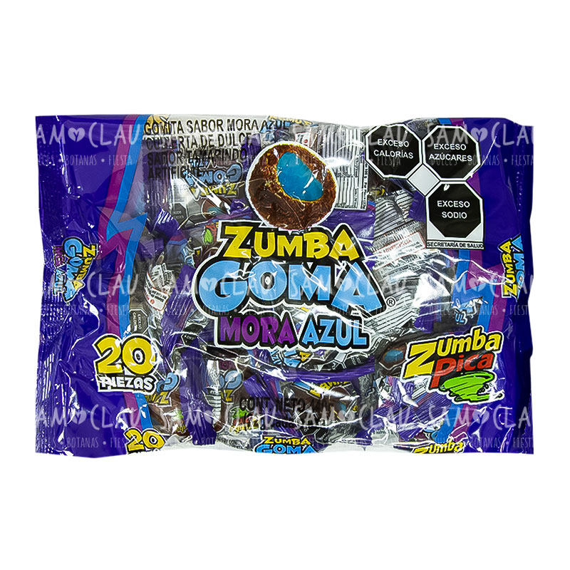 ZUMBA GOMA MORA 20PZ 1C/20BLS