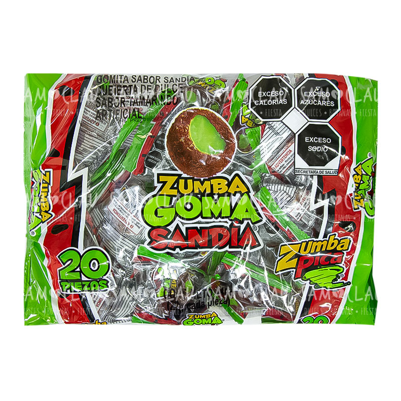 ZUMBA GOMA SANDIA 20PZ 1CJ/20BLS
