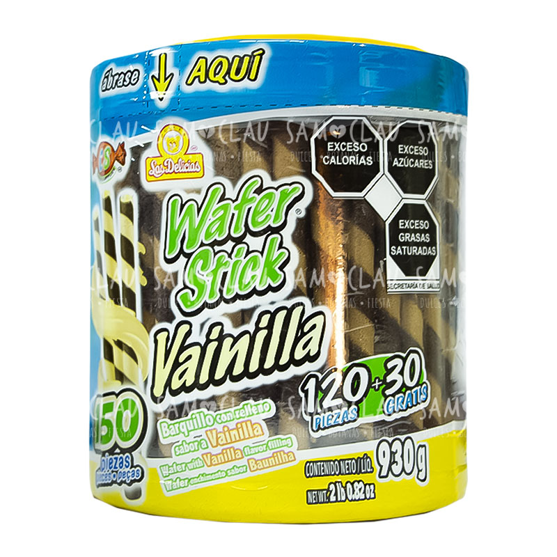 WAFER STICK VAINILLA 150S 1CJ/6VIT