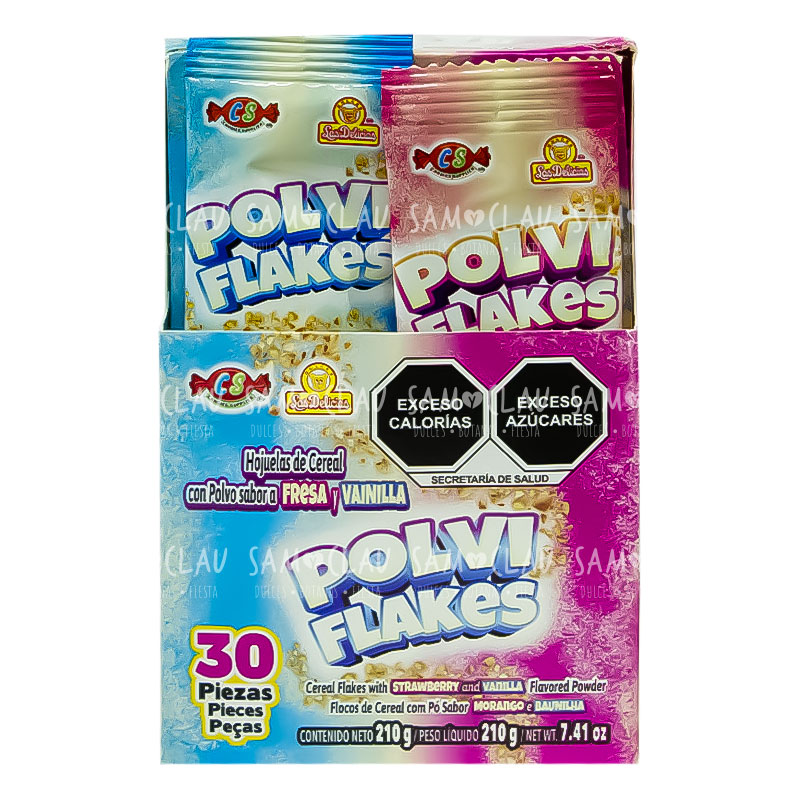 POLVI-FLAKES DELICIAS 30PZAS 1CJA/18DISP