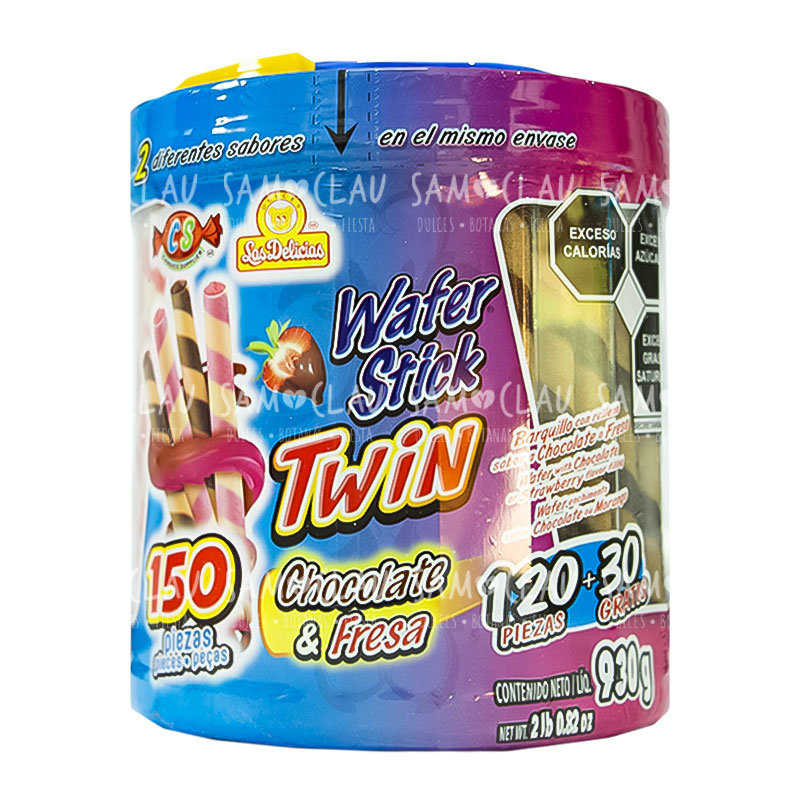WAFER STICK CHOCO-FRESA 150PZ 1CJ/6VIT
