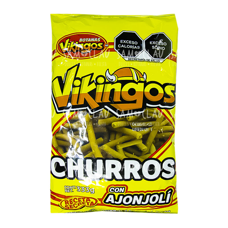 CHURRO NATURALES VIKINGOS 333G 1CJ/18PZ