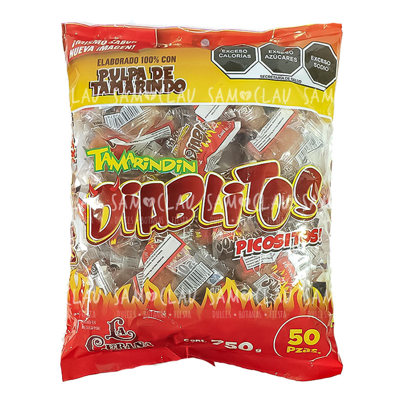 DIABLITOS TAMARINDO 50PZ 1C/14BLS