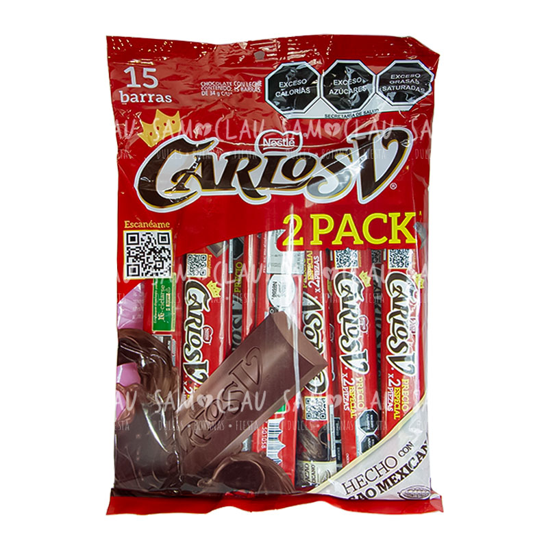 CARLOS V 2 PACK 15PZ 1C/8BLS