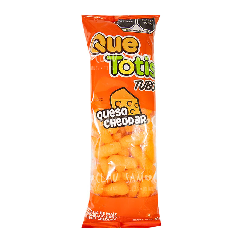 QUETOTIS TUBO CHEDDAR 50G 1C/40PZ