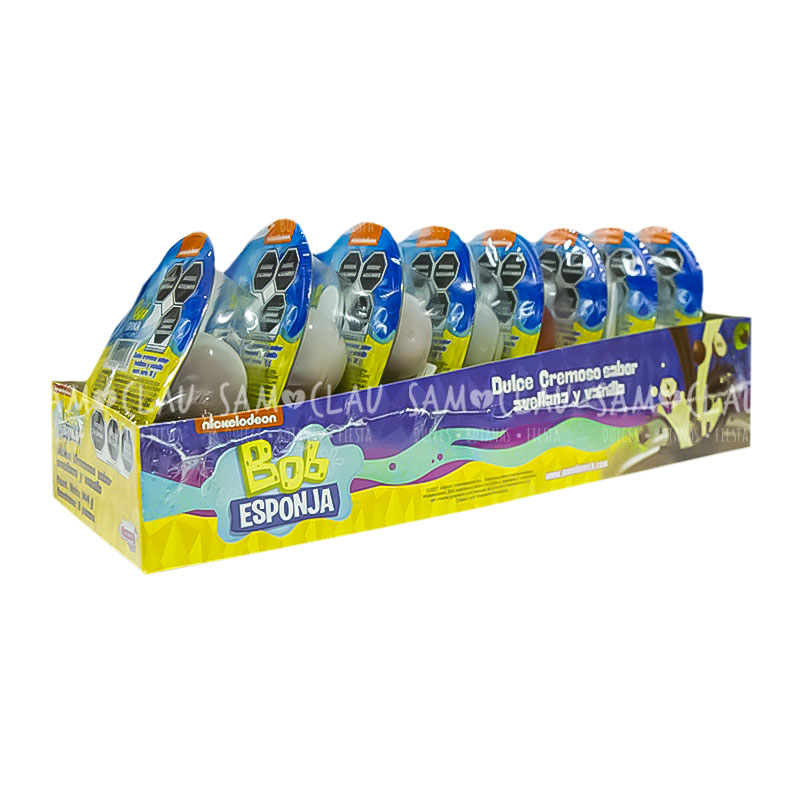 DULCE CREMOSO BOB ESPONJA 8PZ 1C/4DISP