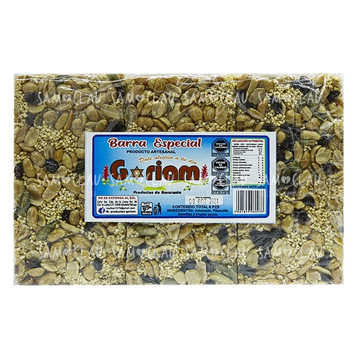 [A00109] BARRA ESPECIAL GORIAM 6PZ 1C/20PZ