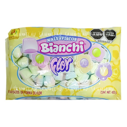 [A00175] BOMBON BIANCHI FLOR 400G LA ROSA 1C/15B
