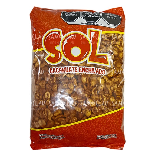 [A00272] CACAHUATE SOL ENCHILADO 1KG 1CJ/28BLS