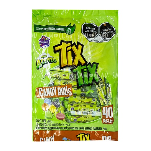 [A00286] CANDY ROLLS 40PZ 1C/12DISP