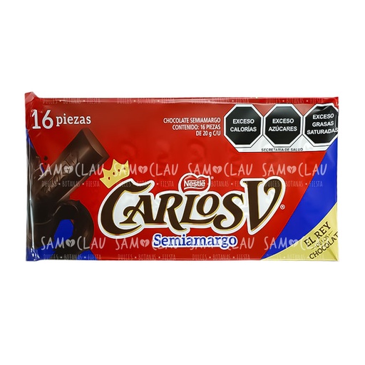 [A00307] CARLOS V SEMIAMARGO 16PZ 1C/14DISP
