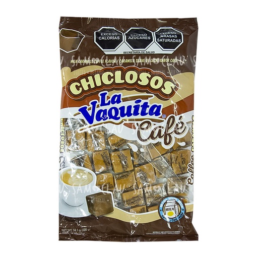 [A00383] CHICLOSO DE CAFE LA VAQUITA 45PZ 1C/20BLS
