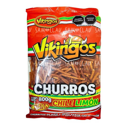 [A00444] CHURRITO VIKINGOS ENCHILADO 800G 1C/6BLS