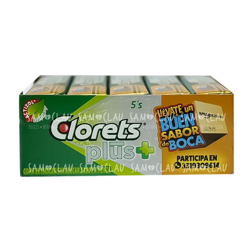 [A00462] CLORETS TIPO AMERICANO 20PZ 1C/48PZ