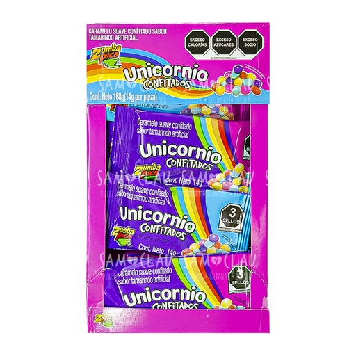 [A00489] CONFITADOS UNICORNIO 1CJ/30DISP
