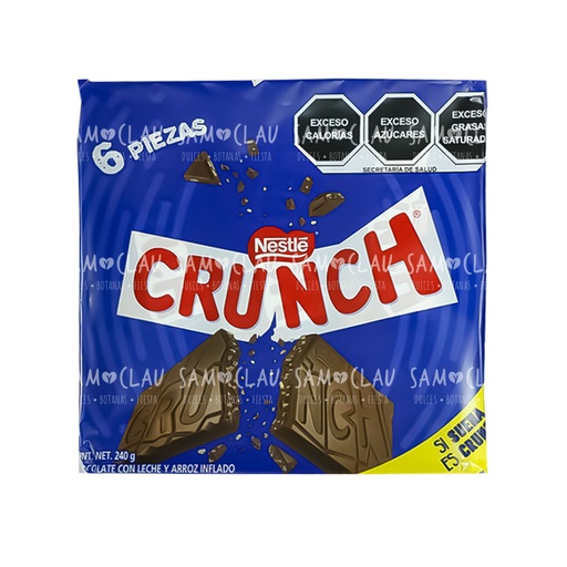 [A00508] CRUNCH AZUL 6PZ 1C/12DISP