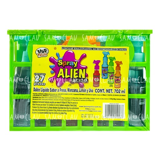 [A00573] SPRAY ALIENS 27PZ 1CJ/12DISP