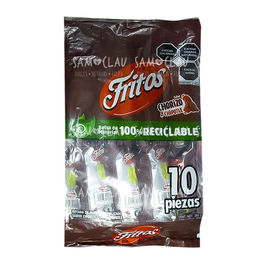 [A00625] FRITOS CHORIZO 10PZ 1C/6BLS
