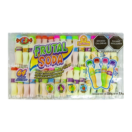 [A00648] FRUTAL SODA 64PZ DELICIAS 1C/30DISP