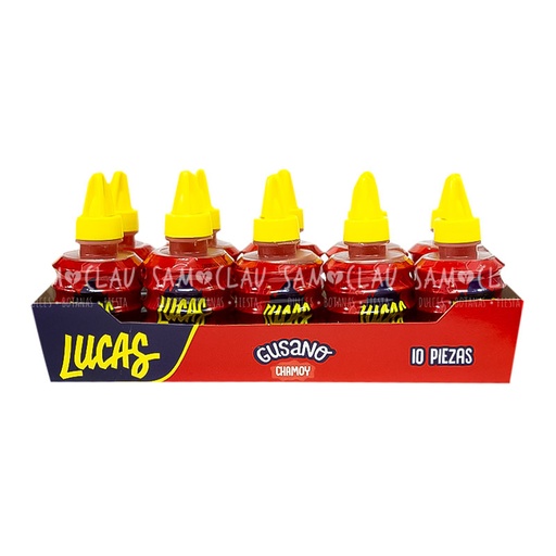 [A00805] GUSANO LUCAS CHAMOY 10PZ 1CJ/30DISP