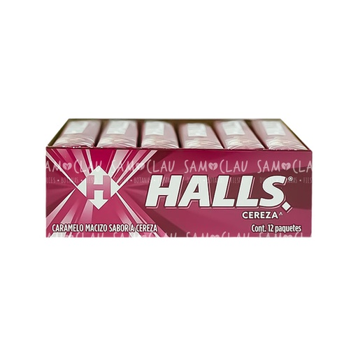 [A00812] HALLS CEREZA 12PZ 1C/30DISP