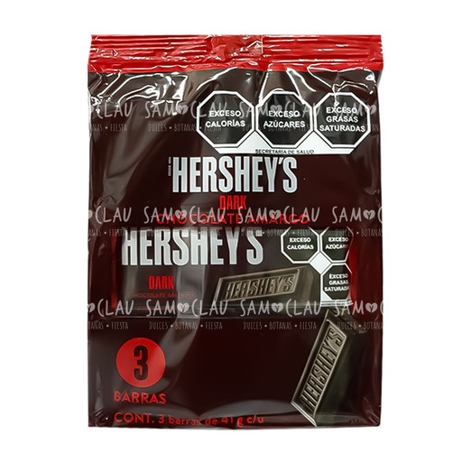 [A00825] HERSHEYS DARK 3PZ 1CJ/12DISP