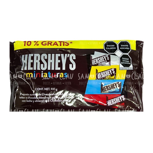 [A00830] HERSHEYS MINIATURAS 850G 1C/5BLS