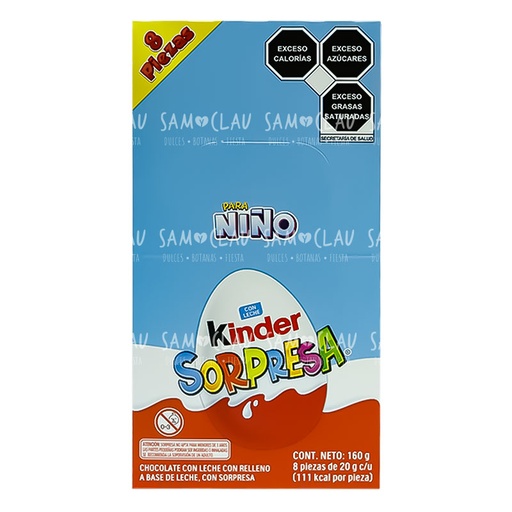 [A00928] KINDER SORPRESA 8PZ FIGURAS ACCION 1C/12DISP